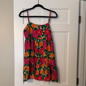 RESA x The Salty Blonde Floral Spaghetti-Strap Dress